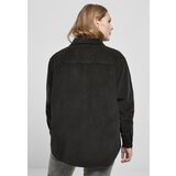 Urban Classics Ladies Corduroy Oversized Shirt Black | shoptok.hr