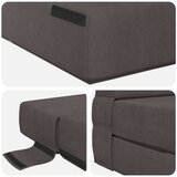 SK Zložljiv kavč postelja Temno siva 70 x 80 x 60 cm Blago, (5000300728) | Shoptok.si