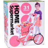  Rdeč nakupovalni voziček z živili | Shoptok.si
