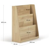 Kave Home Dječja biblioteka od masivnog bora u prirodnoj boji 59,5x69,5x23 cm Adiventina – | shoptok.hr