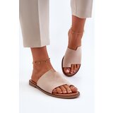EVENTO PE1 Women's Suede Slip-On Sandals Beige Amite | Shoptok.si