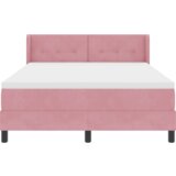 Box Spring postelja s kovčkom Roza 160x200 cm Žamet, (22050367) | Shoptok.si