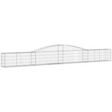  Lučne gabionske košare 2 kom 400x30x40/60 cm pocinčano željezo | shoptok.hr