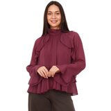 La Modeuse Srajce & Bluze 76814_P181998 Bordo | Shoptok.si