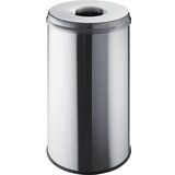 Helit Varnostna posoda za odpadke, prostornina 50 l, VxØ 620 x 340 mm, nerjavno jeklo, DE 2 kosa Cene