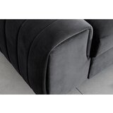 ELTAP Tamno siva baršunasti sklopiva sofa 261 cm Laurence – | shoptok.hr