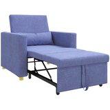 SOFA na razvlačenje Singl Trapere plave boje 90 x 165 x 87 cm | shoptok.hr