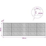  Gabion s žicom debljine 5 mm i mrežom 5x5 cm 500x10x150 cm - 10 cm 150 cm 500 cm | shoptok.hr