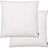  Jastuci punjeni paperjem i perjem 2 kom teški 80 x 80 cm bijeli