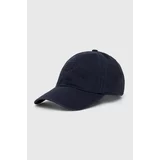 Gant Bombažna bejzbolska kapa mornarsko modra barva