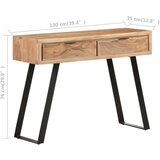 vidaXL Konzolni stol 100 x 35 x 76 cm od masivnog bagremovog drva | shoptok.hr