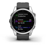 Garmin Smart watch Fenix 7S Srebrni s grafitno sivim remenom | shoptok.hr