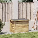  Kutija za spremanje s pohranom Prirodna 80 x 44,5 x 57,5 cm | shoptok.hr