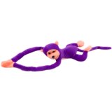 Plišana igračka majmun sa zvučnim efektima 60 cm - ljubičasta | shoptok.hr