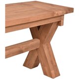 Garden Pleasure Drvena vrtna klupa u prirodnoj boji Kisar - | shoptok.hr
