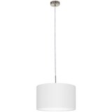 Eglo Pasteri visilica/1, e27, ø380 nikl/mat, tekstil bijela | shoptok.hr