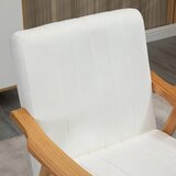  Tapecirana fotelja u skandinavskom dizajnu baršunasti izgled okvir od punog drva 68 x 74 x 82 cm prirodna+krem boja | shoptok.hr