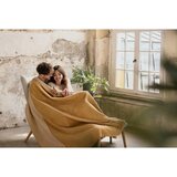 Ibena dekorativna odeja 150/200 cm rumena, naravne barve | Shoptok.si