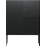 home24 VISOKA KOMODA, črna | Shoptok.si