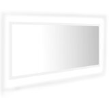 LED kupaonsko ogledalo bijelo 100x8,5x37 cm akrilno | Eponuda.com