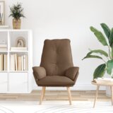  Udobna Fotelja Smeđa Tkanina | shoptok.hr