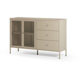 Marckeric Kremno bela kovinska komoda 140x90x40 cm Fayna – | Shoptok.si
