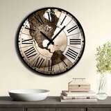  5050MS-001 multicolor decorative mdf clock Cene