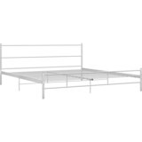 Furnova Posteljni okvir bel kovinski 160x200 cm, (21931600) | Shoptok.si