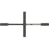  Noge jedilne mize pajkove oblike antracitne 150x78x(72-73) cm jeklo, (5000241498) | Shoptok.si