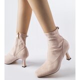 Gemre Pink low-heeled ankle boots Lucerne | Shoptok.si