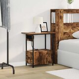  Noćni ormar Dimljeni hrast 60 x 30 x 61 cm Konstruirano drvo | shoptok.hr