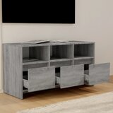 TV ormarić siva boja hrasta 102x37,5x52,5 cm konstruirano drvo | shoptok.hr