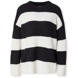 Only Puloverji Filone Life Knit - Black/Cloud Dancer Črna | Shoptok.si