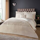 Catherine Lansfield Bež posteljnina za zakonsko posteljo iz mikrosatena 200x200 cm Deco Sequin – | Shoptok.si