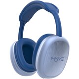 Moye Stellar brezžične slušalke z mikrofonom modre barve | Shoptok.si
