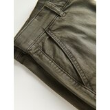 Reserved - Slim fit cargo hlače - zelena | shoptok.hr