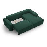 Micadoni Zelena raztegljiva kotna sedežna garnitura (desni kot) Jodie – Home | Shoptok.si