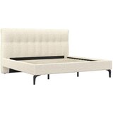 Bessagi Home Oblazinjena Postelja Clea, 180x200, Krem | Shoptok.si