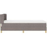  s opruga kutije Sivo-smeđa 200 x 80 cm tkanina | shoptok.hr