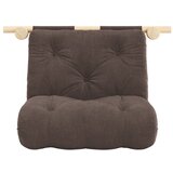 Karup Design Temno rjav fotelj iz rebrastega žameta Hooked – | Shoptok.si