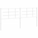 Maison Chic kovinsko posteljno vzglavje - vzglavna omarica - nočna omarica belo 180 cm, (21705207) | Shoptok.si