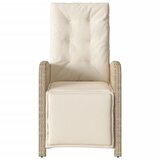  3-dijelni bistro set s jastucima bež od poliratana | shoptok.hr