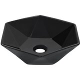 vidaXL Umivalnik 40x36,5x12 cm keramičen črn Cene