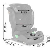 Nukido Louis autosjedalica crna 15-36 kg isofix | shoptok.hr