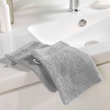 Douceur d intérieur Svetlo siva bombažna krpica za umivanje 15x21 cm Tendresse – | Shoptok.si