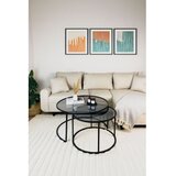 Hanah home Sto za dnevnu sobu Tokyo 80 Black Fume