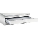 C+P Omara za risbe, DIN A1, 3 predali, višina 420 mm, svetlo sive barve | Shoptok.si