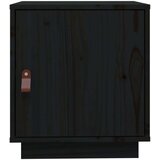  Nočna omarica črna 40x34x45 cm trdna borovina, (20731979) | Shoptok.si