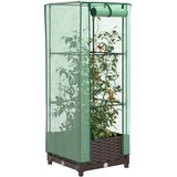  Povišena gredica s pokrovom za staklenik 40 x 40 x 123 cm | shoptok.hr