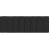  Jastuk za uzglavlje Hanko crni 140 cm baršunasti | shoptok.hr